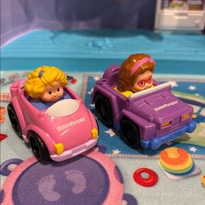 Fisher Price Little People “Maggie & Sarah Lynn” Wheelies